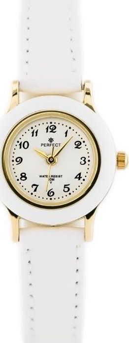 Perfect ZEGAREK DZIECIĘCY PERFECT LP165-3 - KOMUNIJNY - biały (zp808a)