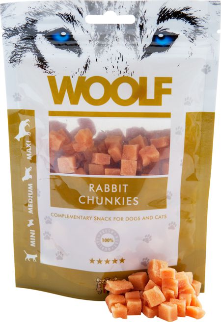 Brit Woolf Rabbit Chunkies 100g