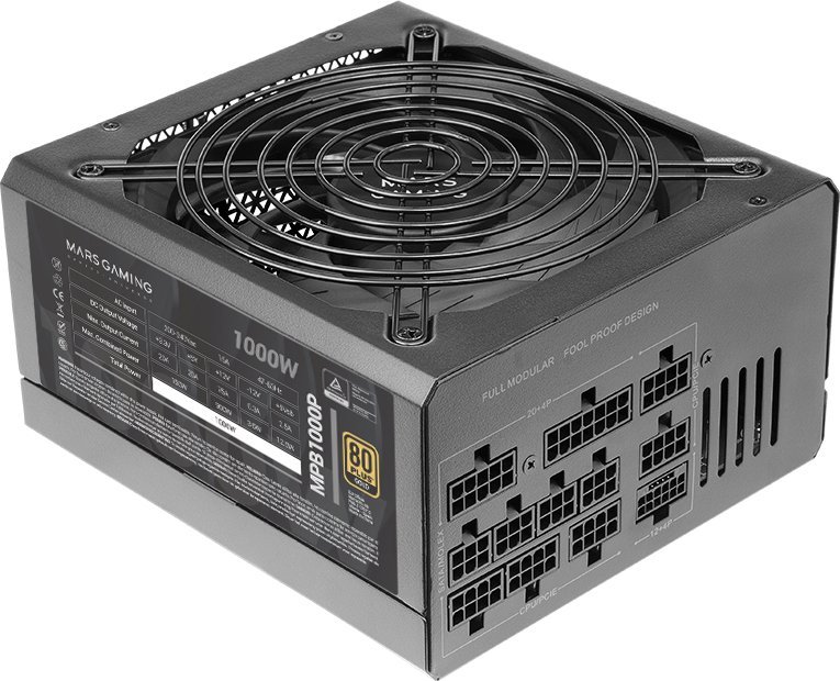 Zasilacz Mars Gaming MPB1000P 1000W