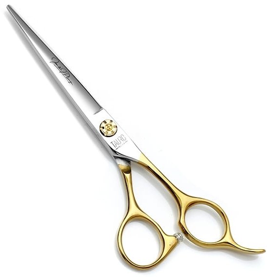 Maszynka do strzyżenia psa Henbor Klasyczne nożyczki groomerskie proste 16cm, 6,25 cala, japońska stal nierdzewna 440c, kolor srebrno-złoty
