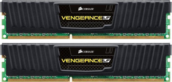 Pamięć Corsair Vengeance LP, DDR3, 16 GB, 1600MHz, CL9 (CML16GX3M2A1600C9)