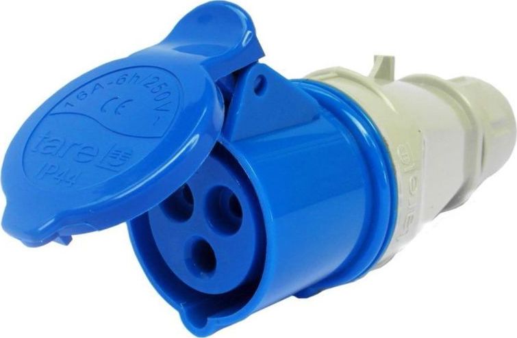 Tarel Gniazdo izolacyjne przenośne 16A 250V 3P IP44 /zaciski gwintowe/ 132