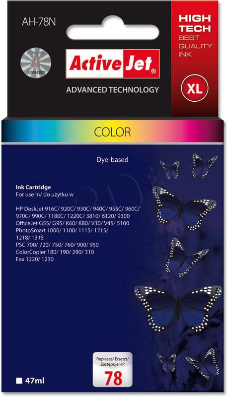 Tusz Activejet tusz AH-78N / C6578D nr 78 (color)