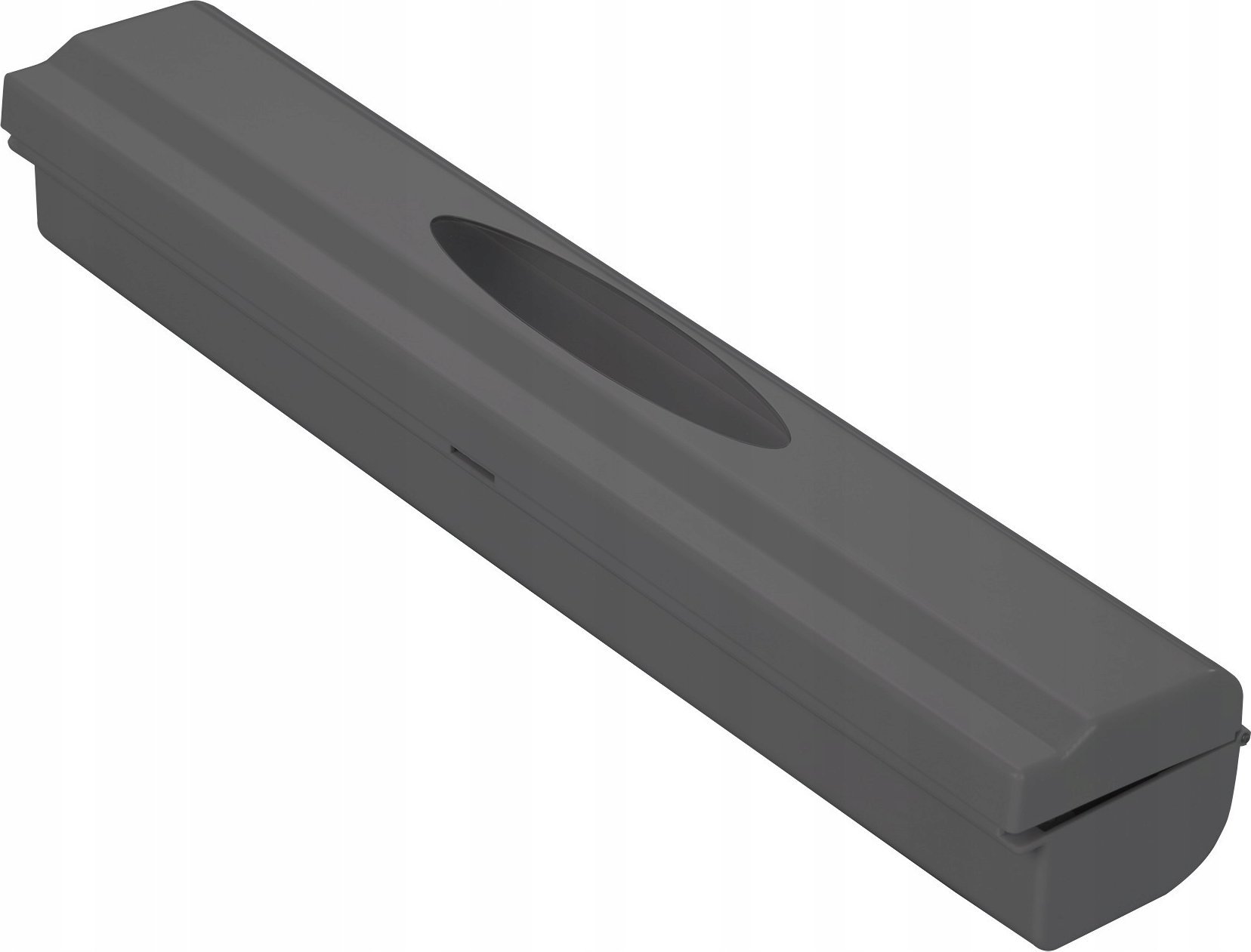 Wenko Funkcjonalny podajnik do folii spożywczej, obcinarka do foli, kolor szary, wykonany z tworzywa sztucznego, ostrze ze stali nierdzewnej, marka We