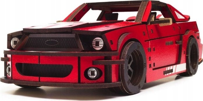 Pan i Pani Gadżet Puzzle Drewniane Łamigłówka Unimodels Unidragon Stallion GT Czerwony