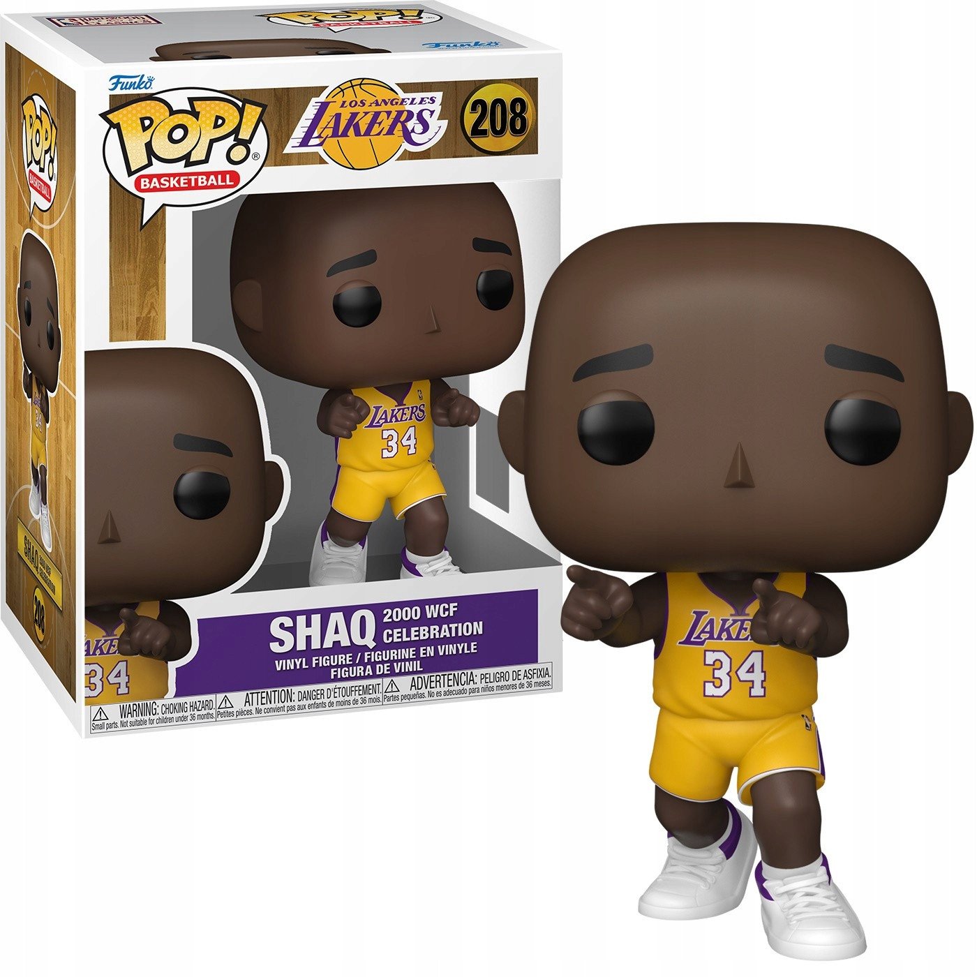 FIGURKA FUNKO POP: NBA: LAKERS - SHAQ ('00 WCF CELEBRATION) 208