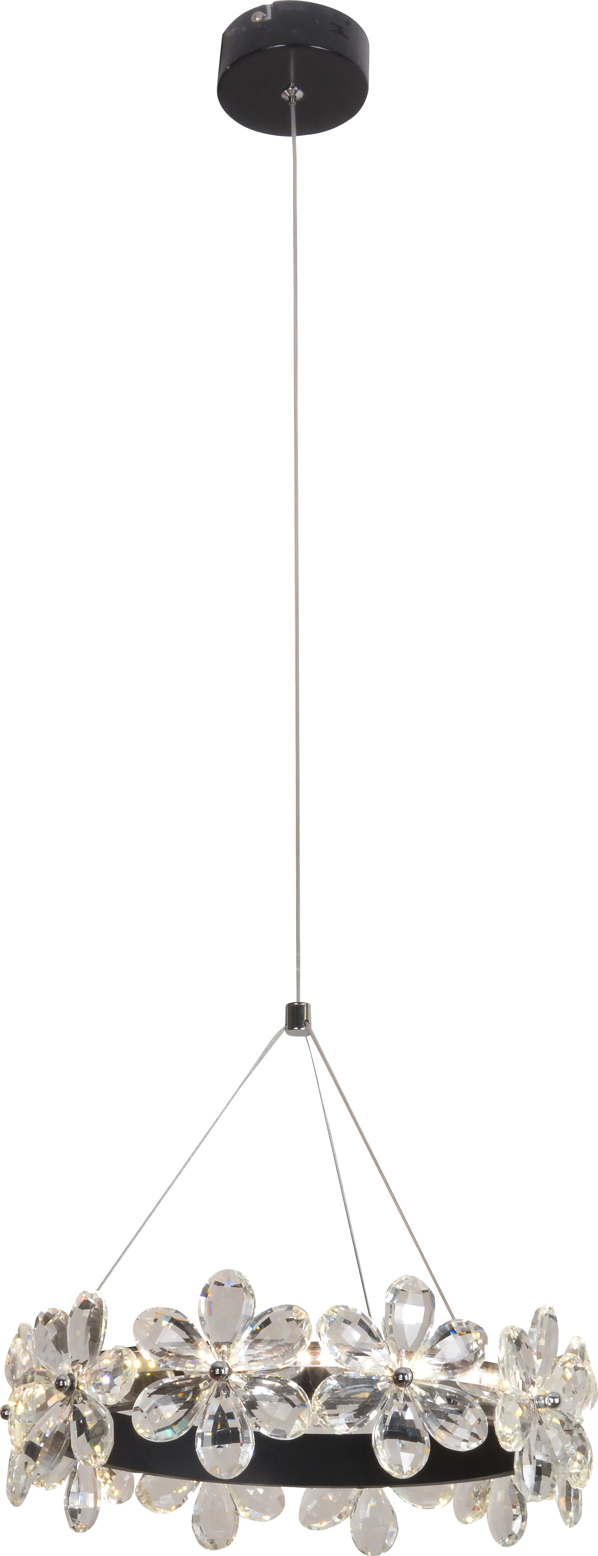 Lampa wisząca Candellux ARVIN glamour czarny (31-69702)