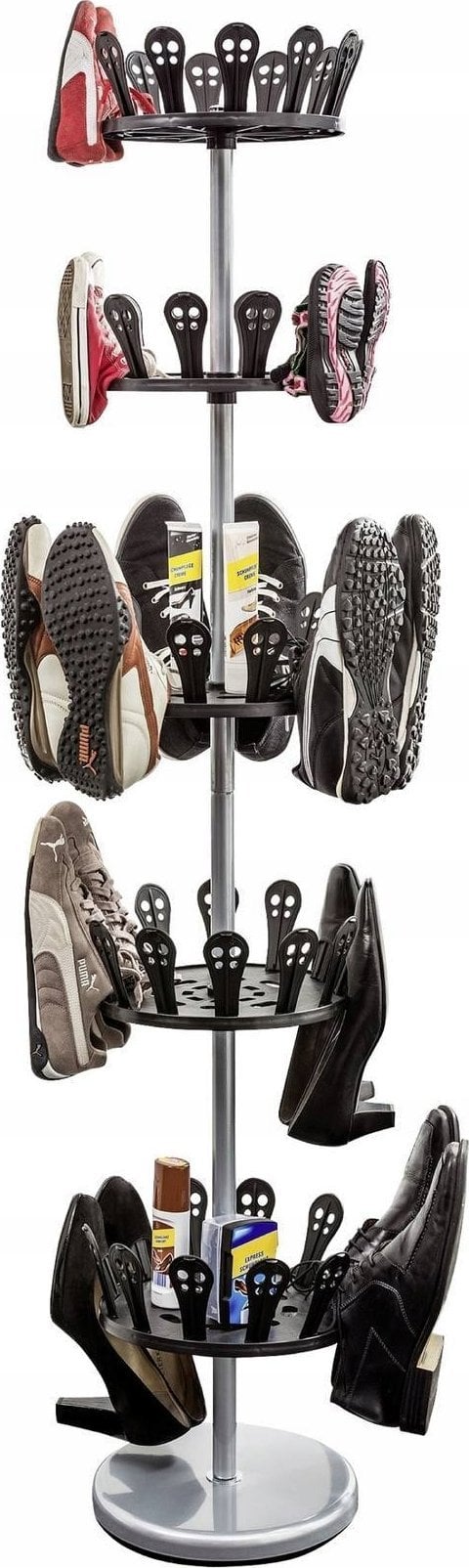 Maximex Stojak na buty, obrotowy, 30 par