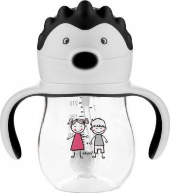 Akuku BIDON ZE SŁOMKĄ Z ODW. GREY