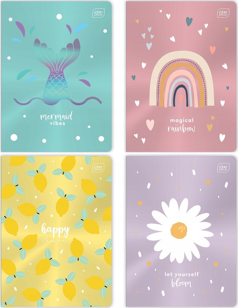 Interdruk Zeszyt A5/32K kratka Metallic (10szt)