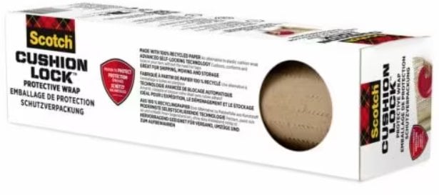 Owijka ochronna, SCOTCH®Cushion Lock, 304mm x 9,14m, 1 rol., brązowa