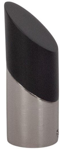 CURTAIN ROD FINIALS NAVARA BL/CHR D19