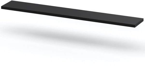 Półka Wisząca Ścienna Na Książki Dla Dzieci Czarna Mat Hugo 100cm Do Garażu