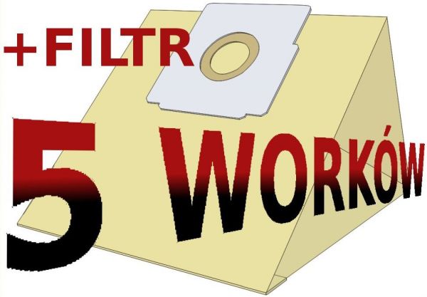 Worek do odkurzacza Zelmer papierowy 3000 B FIL.