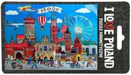 Magnes puzzle Kraków ILP-MAG-PUZZ-KRA-03