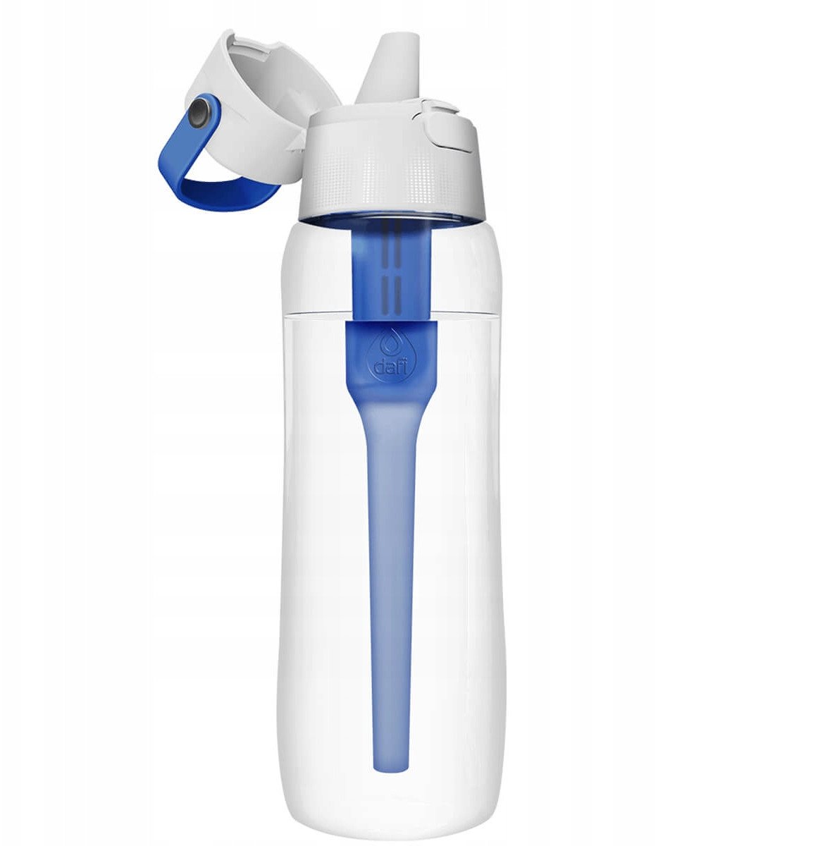 Butelka filtrująca Dafi SOLID 0,7 l szafirowa z 4 filtrami