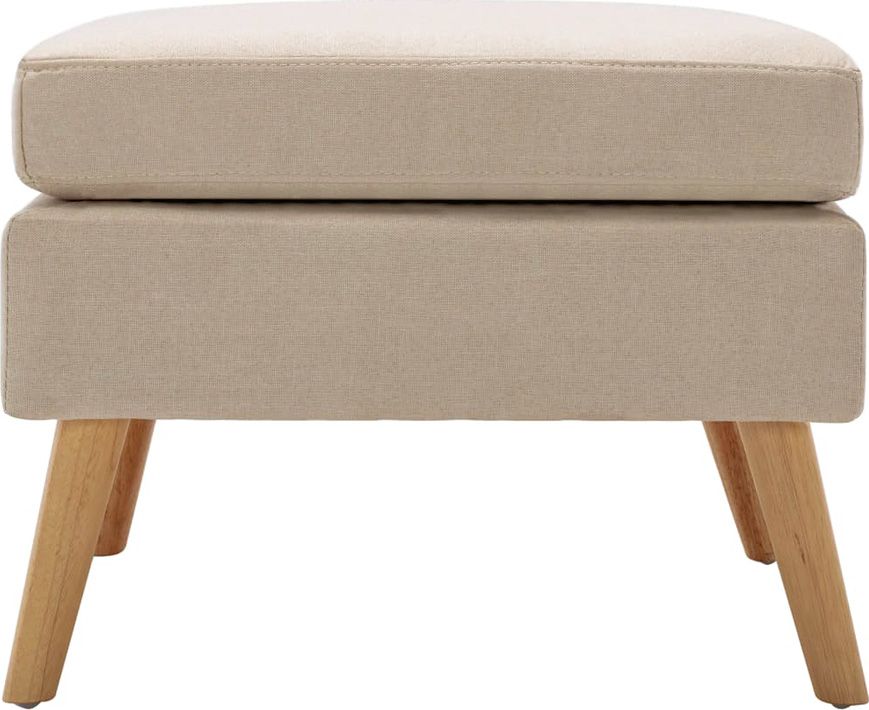 Elior Kremowa pufa siedzisko do przedpokoju - Elesar