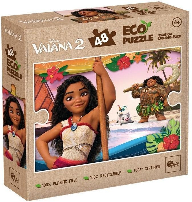 LISCIANI PUZZLE EKO DWUSTRONNE VAIANA 2 48 EL.