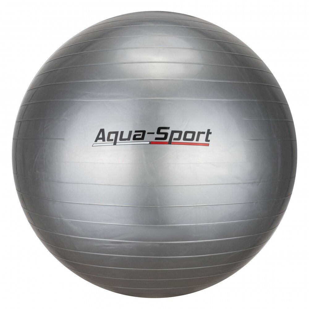 Aqua-Sport POWERSTRECH ANTIBURST PIŁKA GIMNASTYCZNA SZARY 75CM AS0075
