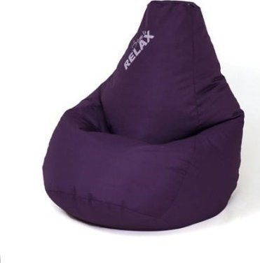 Go Gift Pufa worek sako GRUSZA granat XL 130x90