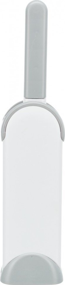Trixie Szczotka do zbierania siersci z podstawka czyszczaca biała/szara, 33 cm
