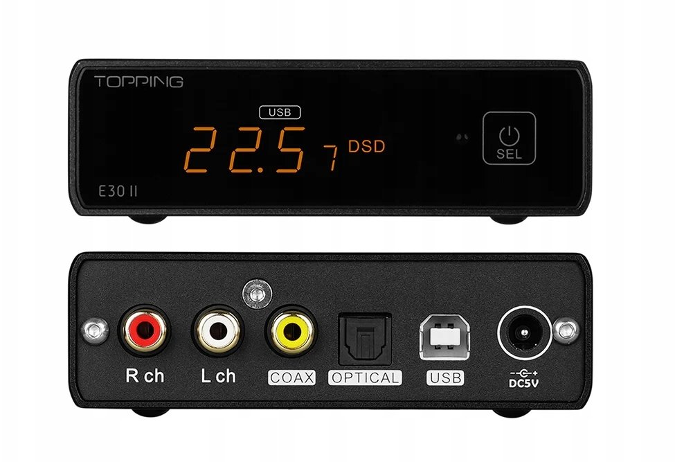 Topping E30 II Lite Kolor: Srebrny