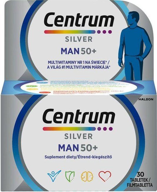 Centrum Silver Man 50+ multiwitaminy dla mężczyzn suplement diety 30 tabletek