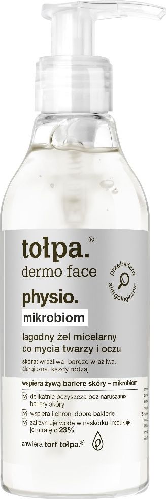 Tołpa Żel micelarny do mycia twarzy i oczu Physio Mikrobiom 195ml
