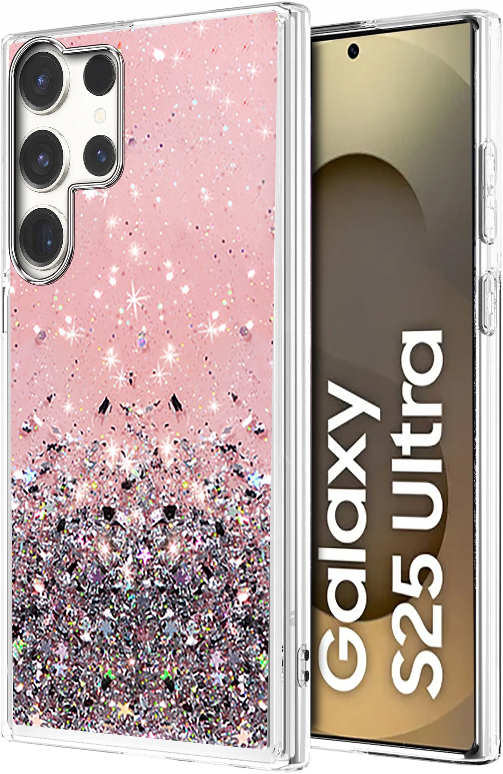 krainaGSM Etui do Samsung S25 Ultra ETUI BROKATOWE PLECKI + SZKŁO OCHRONNE 9H