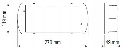 Oprawa awaryjna SafeLite,MNM,IP42,200lm,3H +zestaw 3 piktogramów SL2MNM42F3C3A