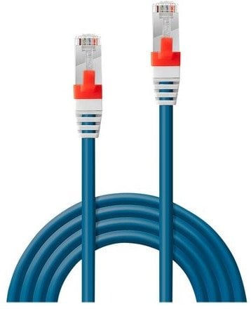 Lindy Patchkabel Cat6(A) SSTP / S/FTP PIMF blau 0.50m 10Gbit (45373)