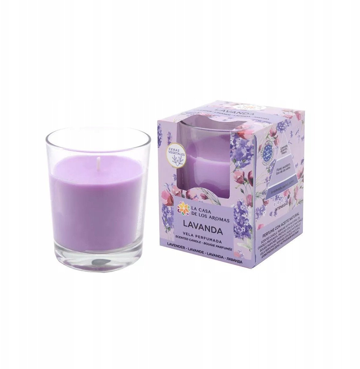 LA CASA DE LOS AROMAS_Świeca zapachowa Lawenda 140g