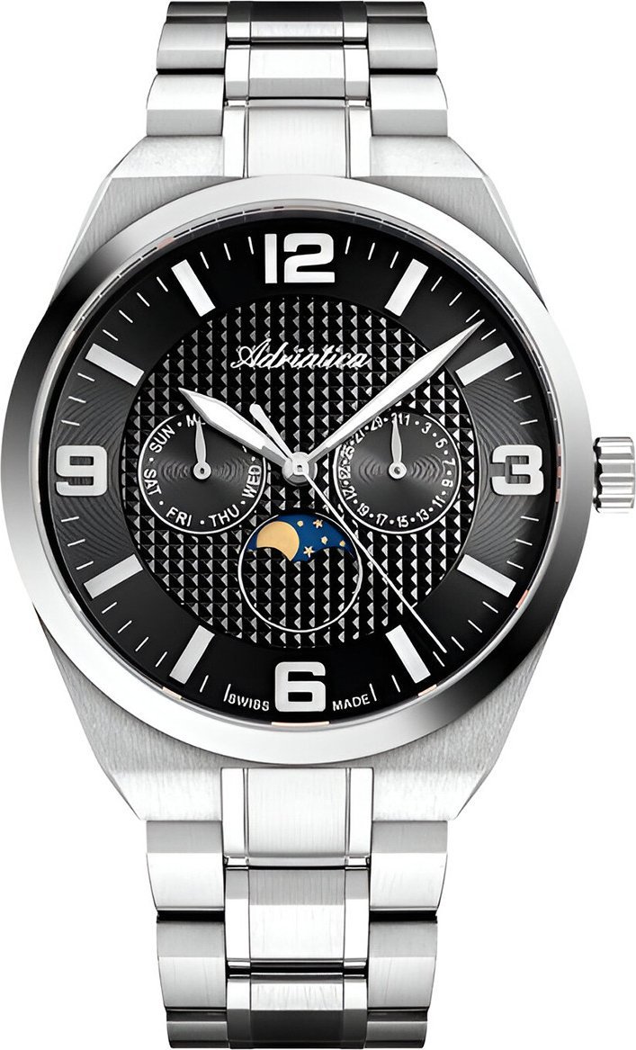Zegarek Adriatica Zegarek męski Adriatica A8343.5154QF srebrny