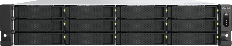 Serwer Qnap QNAP TS-H1277AXU-RP NAS Rack (2U) Przewodowa sieć LAN Czarny E-2136