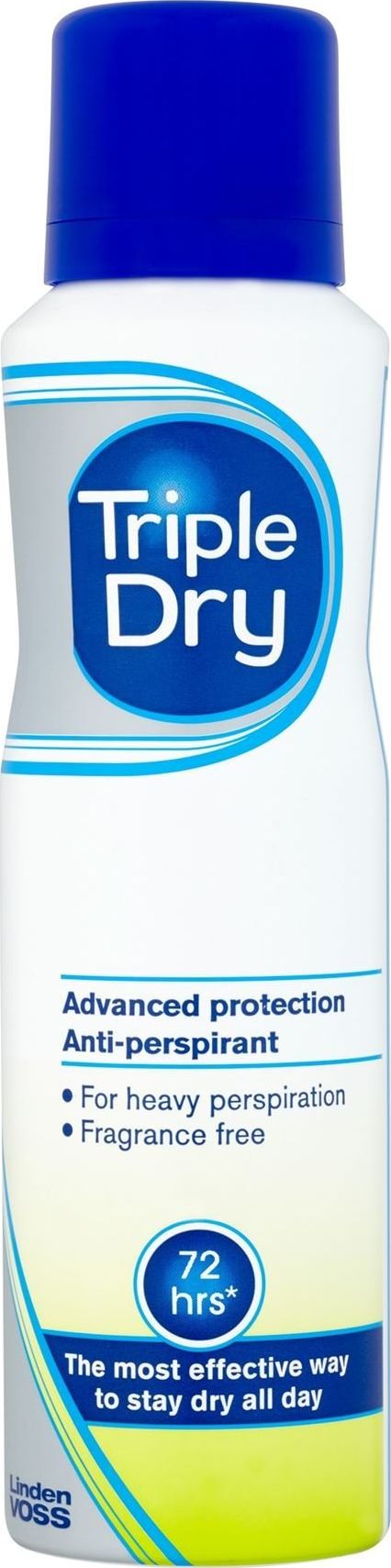 Triple Dry Bezzapachowy antyperspirant w aerozolu Triple Dry 150ml