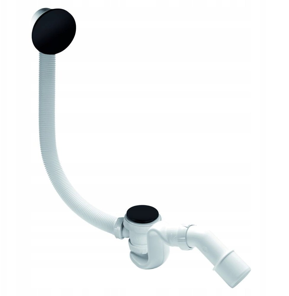 Syfon wirquin Wirquin syfon wannowy samoczyszczący quick-clac matowy czarny 30724120