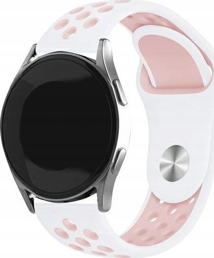 Beline Beline pasek Watch 22mm Sport Silicone biało-różowy white/pink box