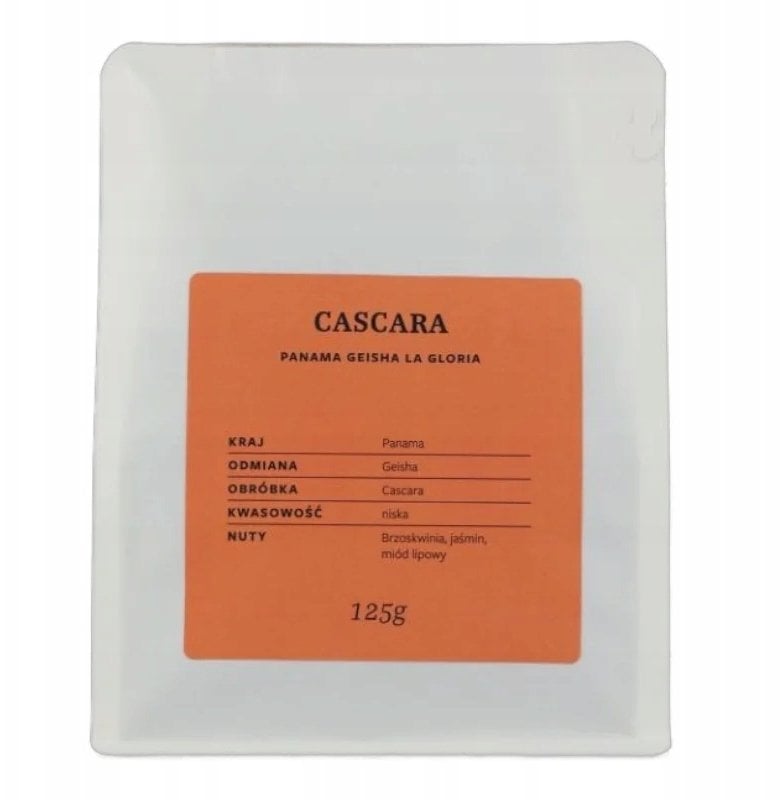 Kawa ziarnista Instytut Kawy Cascara Panama Geisha La Gloria 125g