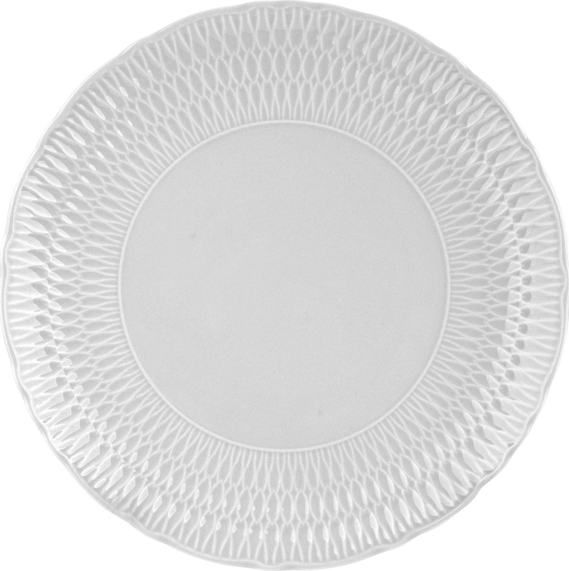 Ćmielów Talerz płytki 26 cm Sofia Biała