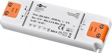 Goobay Zasilacz/Transformator do LED 12 V (DC)/30 W