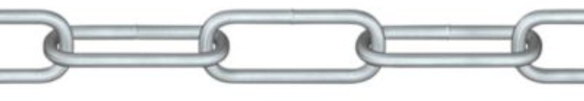 Roliba kæde langleddet 5,0 mm - Kæde, langl. stål, elg. 5,0mm x 5 mtr.