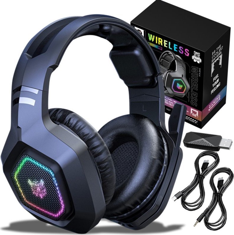 Słuchawki Onikuma ONIKUMA B100 Słuchawki gamingowe nauszne BT : Kolor - czarny