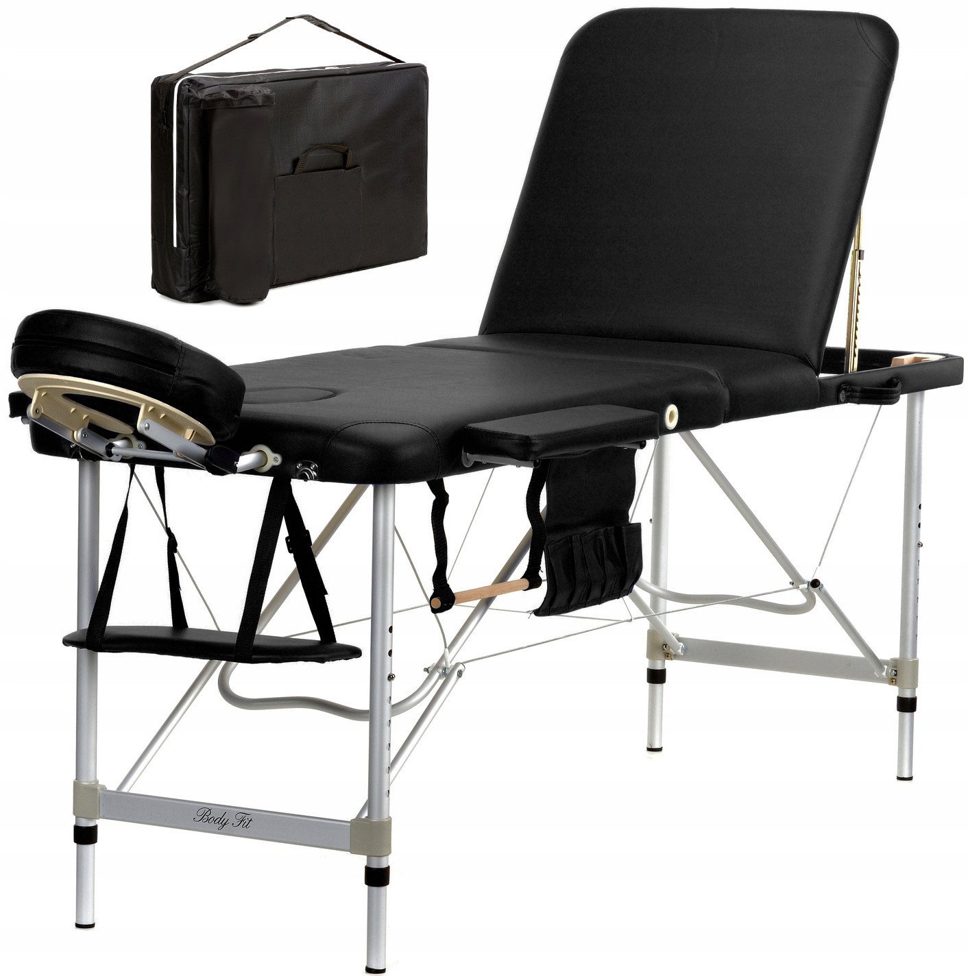 Stół, łóżko do masażu 3-segmentowe aluminiowe