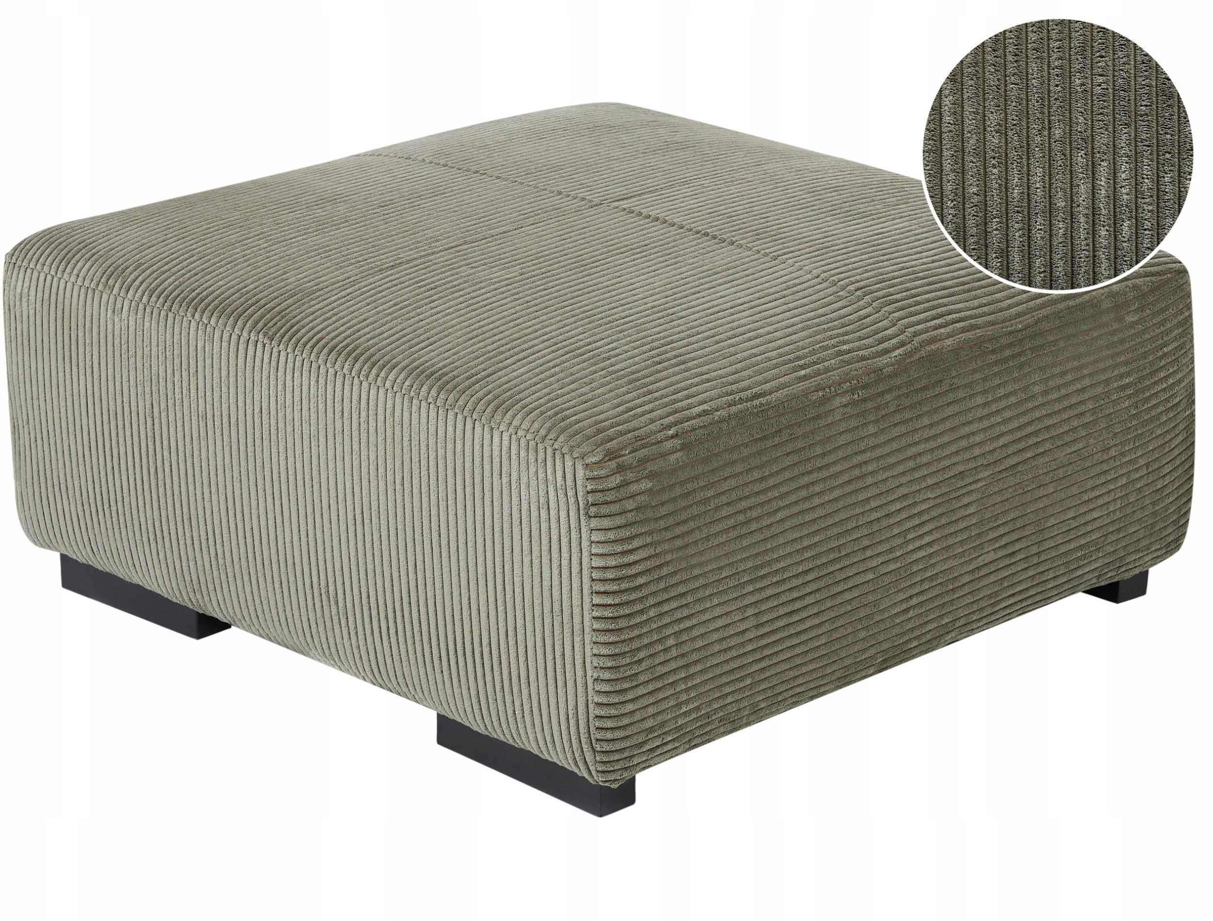 Otomana LUNGO Sztruks Zielony