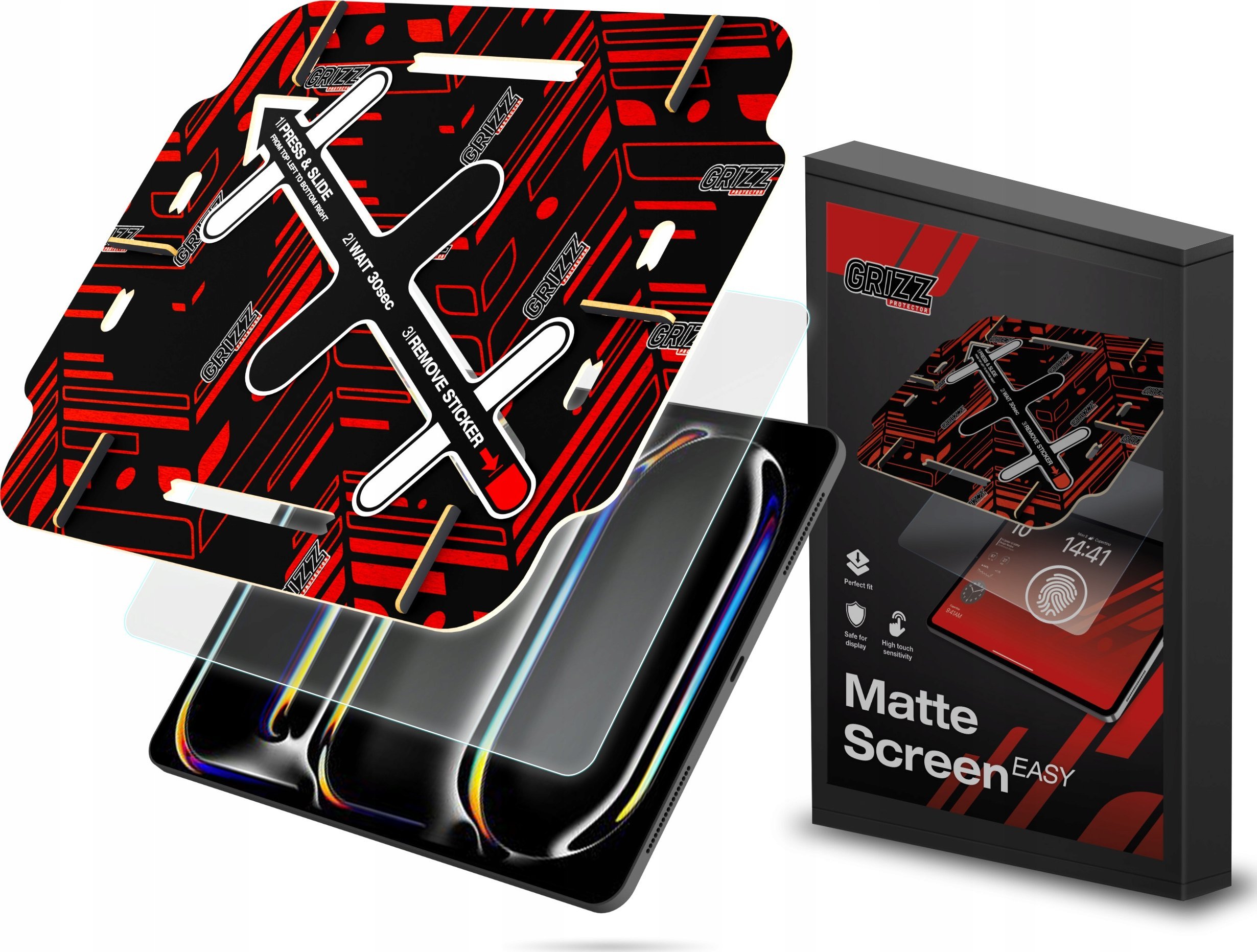 GrizzGlass Folia matowa GrizzGlass MatteScreen Easy do Apple iPad Pro 7th 13"
