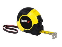 Dedra Miara zwijana 25mm/8m obudowa gumowa zawieszka - M875P