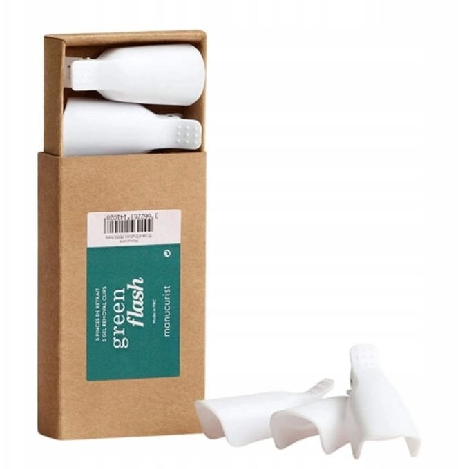 MANUCURIST_Green Flash Removal Clipks zmywacz lakieru do paznokci 5szt