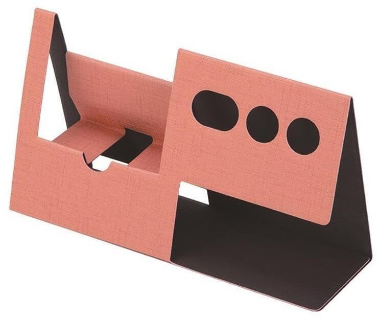 Organizer na telefon i długopisy ori-pact różowy