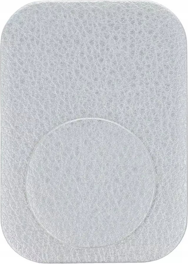 Hello Case 2 SZTUKI BLASZEK NA TELEFON SMARTFON DO UCHWYTU MAGNETYCZNEGO SREBRNE
