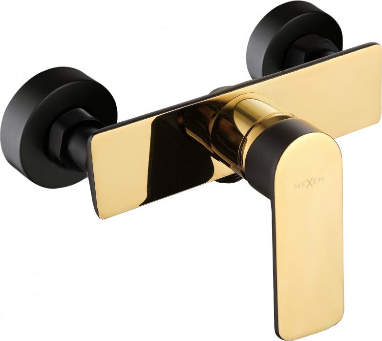Bateria prysznicowa Mexen Alfa złoty